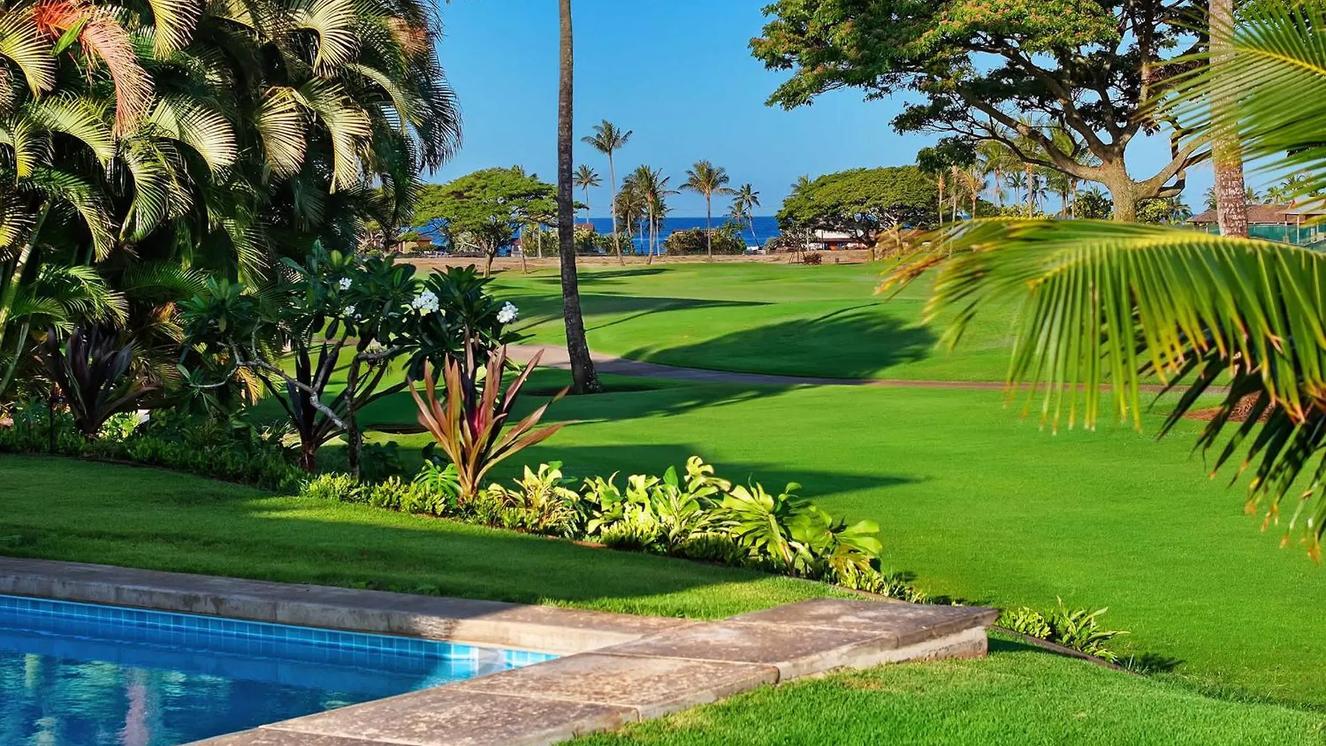 Feriehus Hale Maia At Kukui Ula - Elegant Pool Retreat With Golf Views In Poipu Villa Koloa