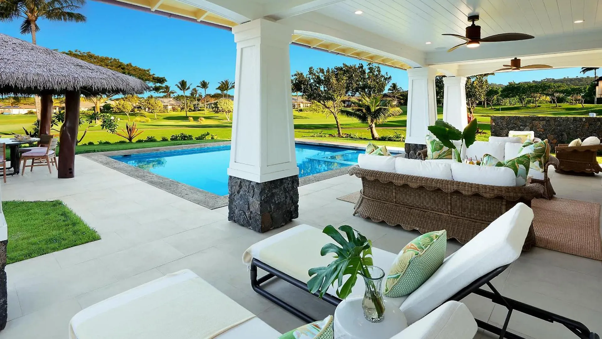 Hale Maia At Kukui Ula - Elegant Pool Retreat With Golf Views In Poipu Villa Koloa Feriehus